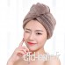 VWH Cheveux Serviette Microfibre Twist Cheveux Turban Wrap Super Absorbant du Séchage Rapide Pac Hair Towel café - B075S1818C